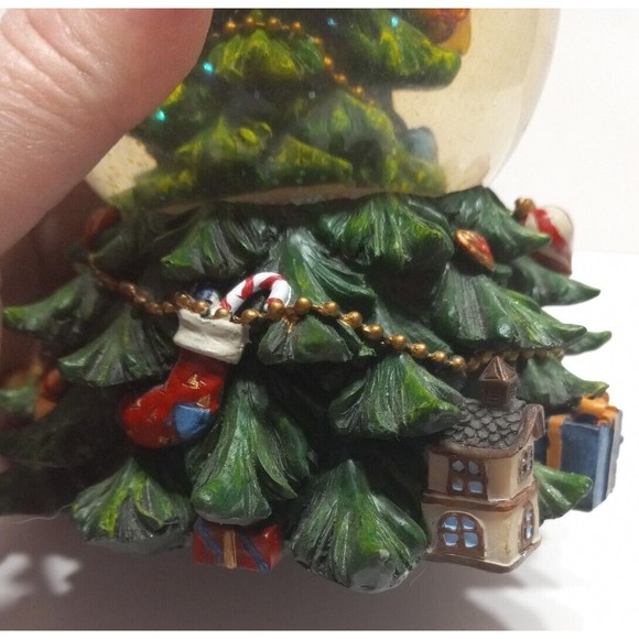 Snow Globe Santa On Ladder Musical Jingle Bells Presents - Picture 12 of 12